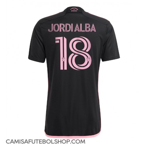 Camisa de time de futebol Inter Miami Jordi Alba #18 Replicas 2º Equipamento 2024-25 Manga Curta